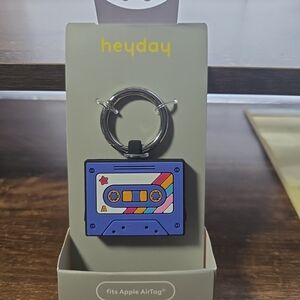 Heyday Silver Carabiner Clip Set Fits Apple Air Tages